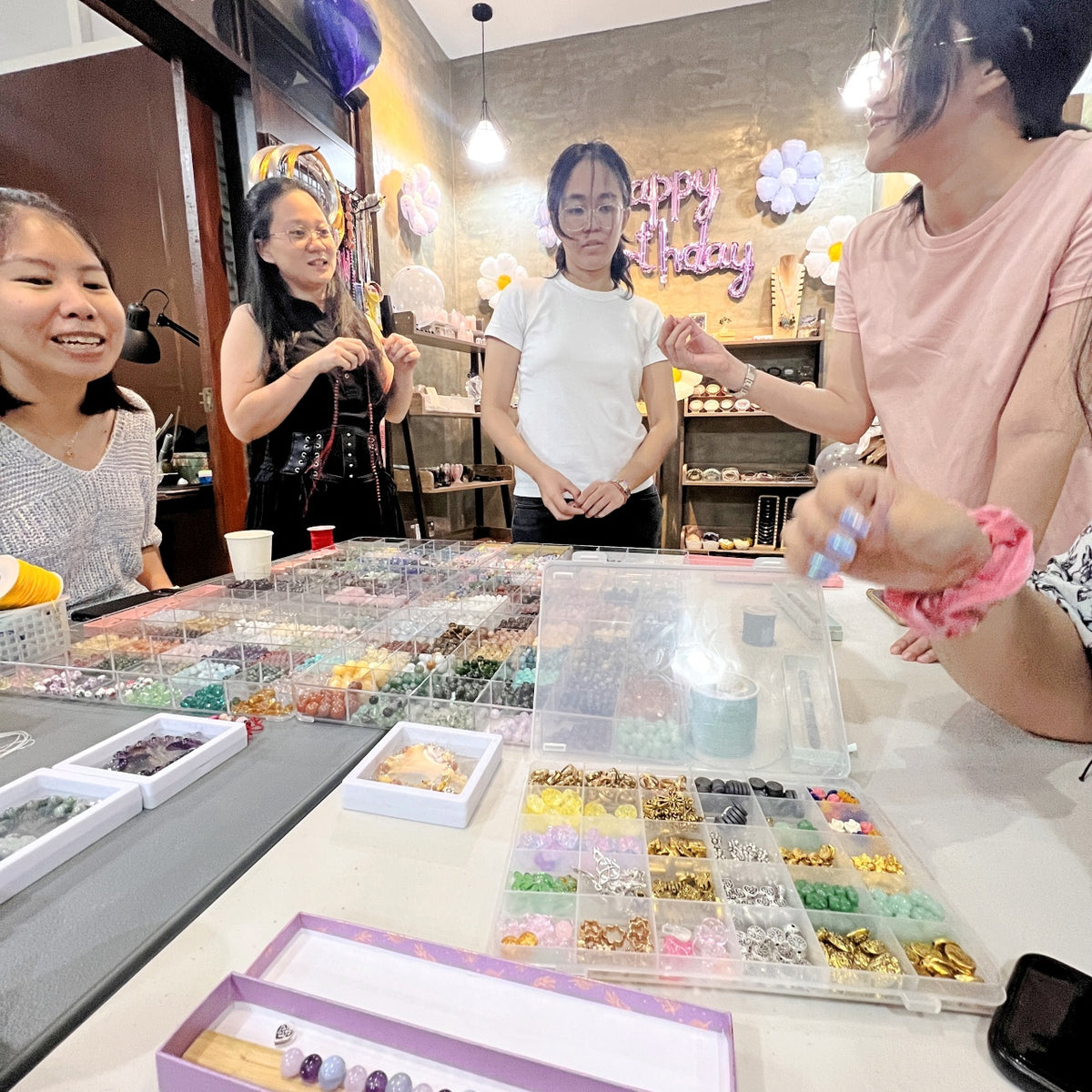 Crystal Bracelet Making Workshop - Private Class