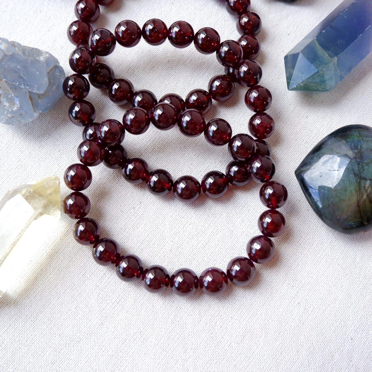 Red Garnet Bracelet - High Quality
