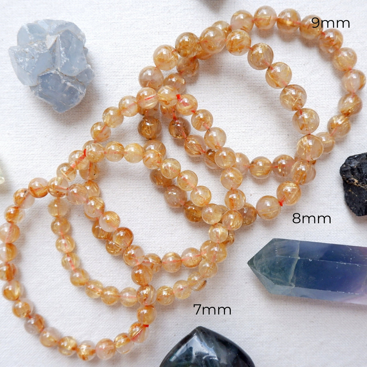 Golden Rutilated Quartz Bracelet