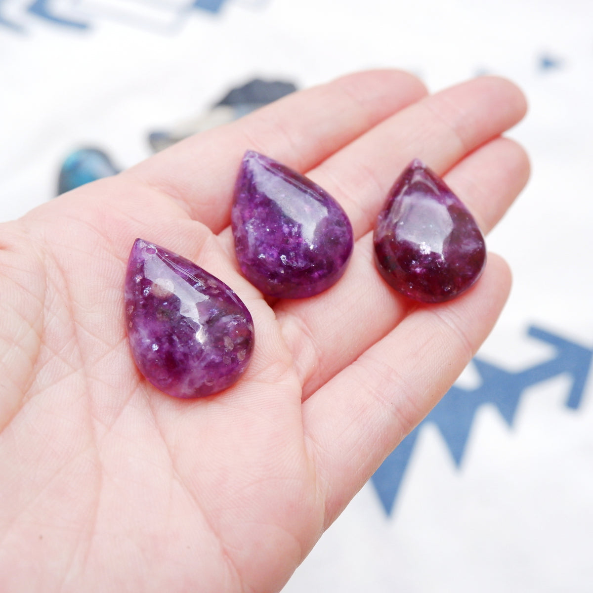 Lepidolite Teardrop Pendant