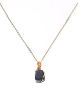 Free-form Onyx Necklace