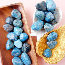 Blue Apatite Tumbled Stone