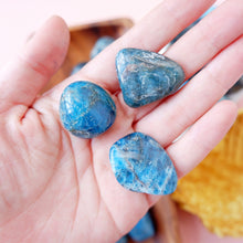 Blue Apatite Tumbled Stone