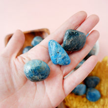 Blue Apatite Tumbled Stone
