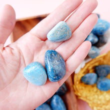 Blue Apatite Tumbled Stone