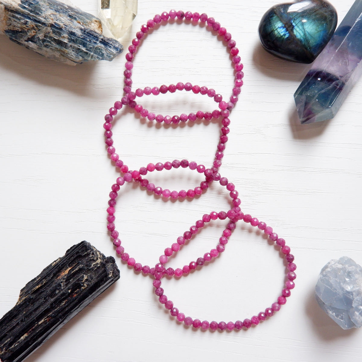 Ruby Crystal Bracelet - High Grade