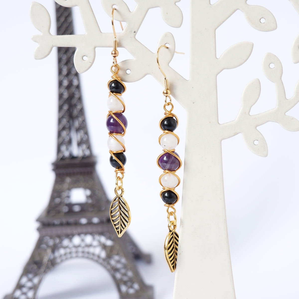 Wand Crystal Earrings
