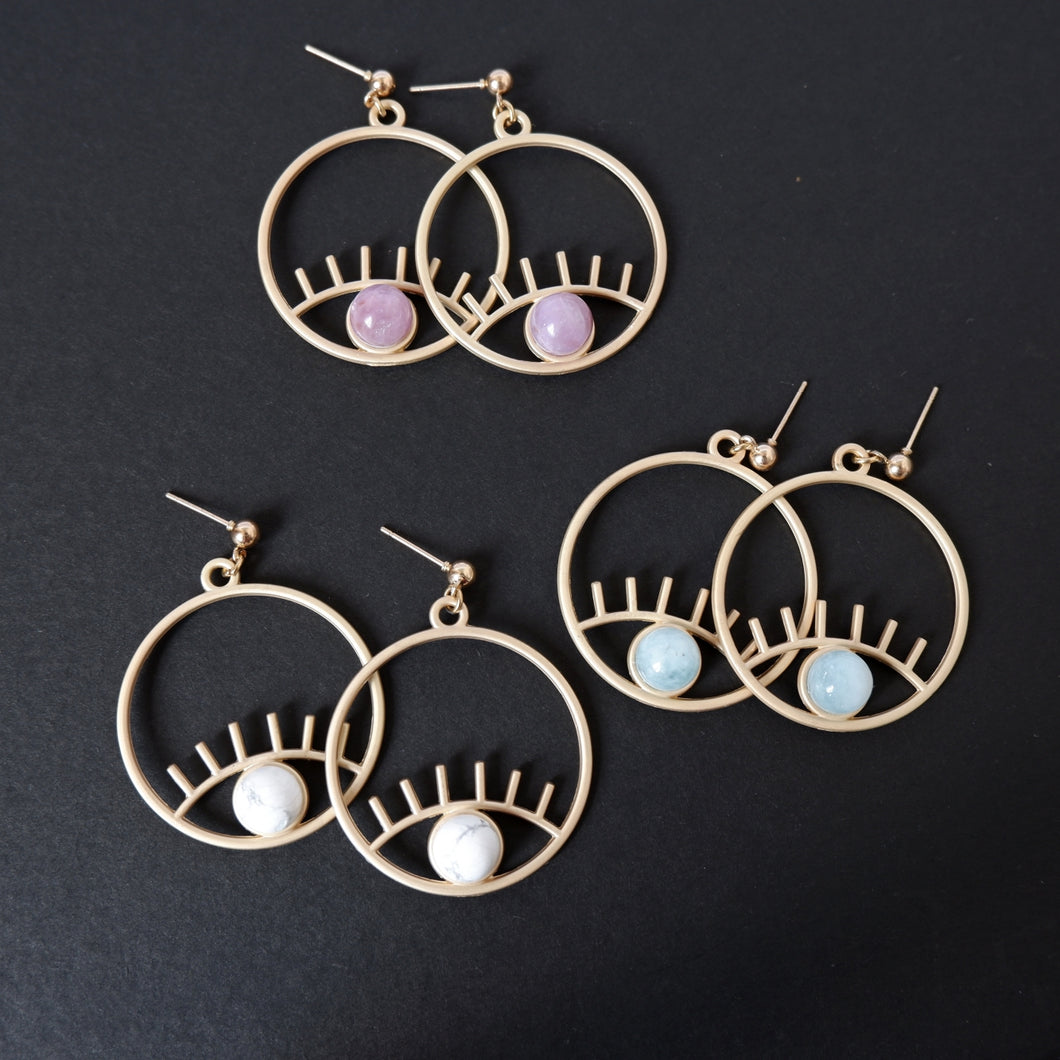 Eye Crystal Earrings