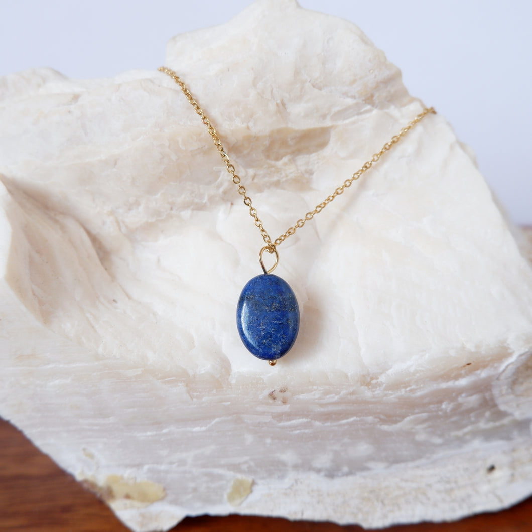 Lapis Lazuli Oval Necklace