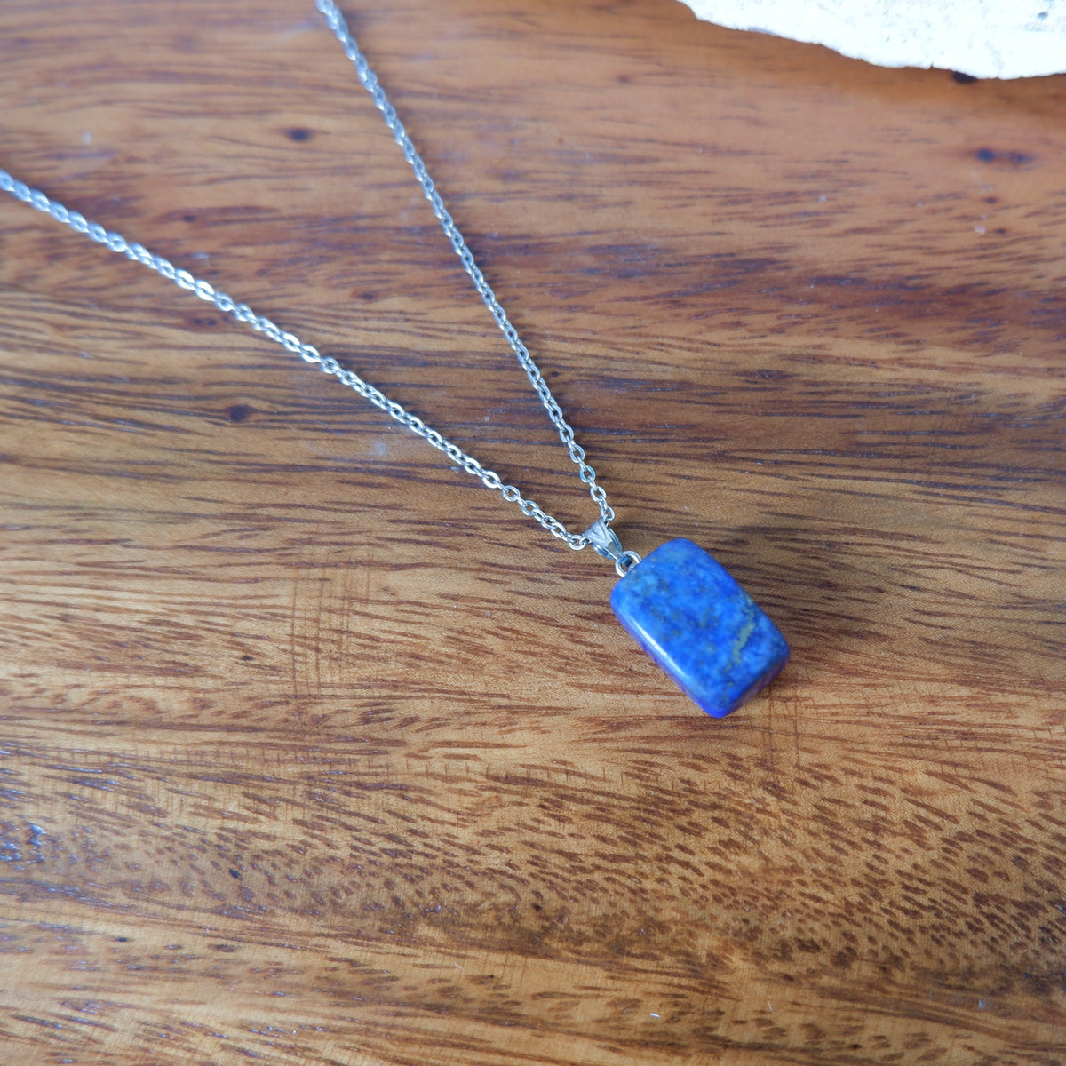 Pendant Necklace - Lapis, Rose Quartz, Tiger's Eye, Obsidian, Green Aventurine