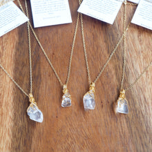 Free-form Clear Quartz Necklace
