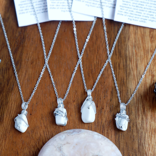 Free-form Howlite Necklace
