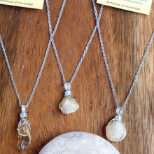 Free-form Citrine Yellow Quartz Necklace