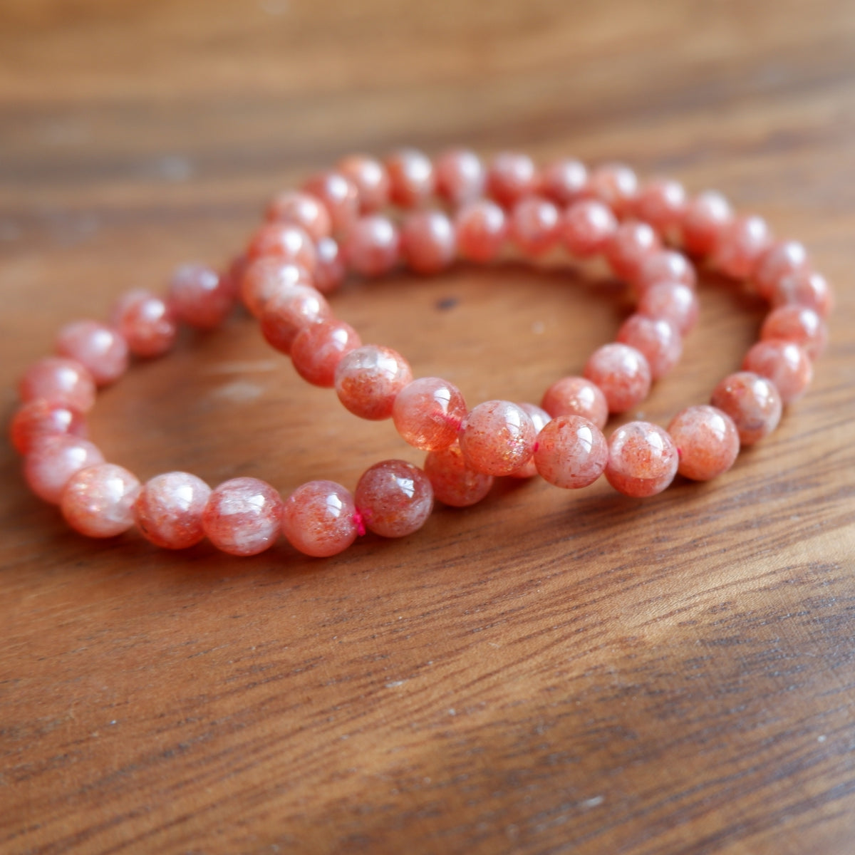 Russian Sunstone Crystal Bracelet - High Grade