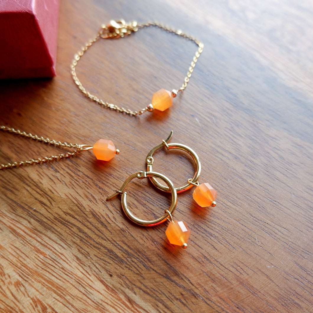 Carnelian Elizabeth Set