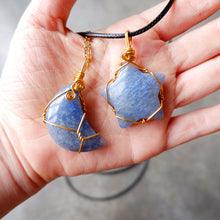 Moon and Star Necklace - Valentines Set