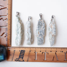 Blue and Green Kyanite Raw Pendant