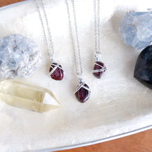 Free-form Garnet Necklace