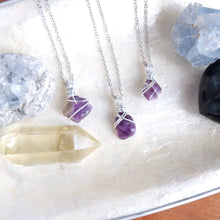 Free-form Amethyst Necklace
