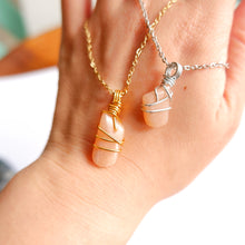 Freeform Sunstone Necklace