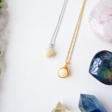 Dew Necklace - Yellow Calcite