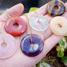 Donut Crystal Necklace