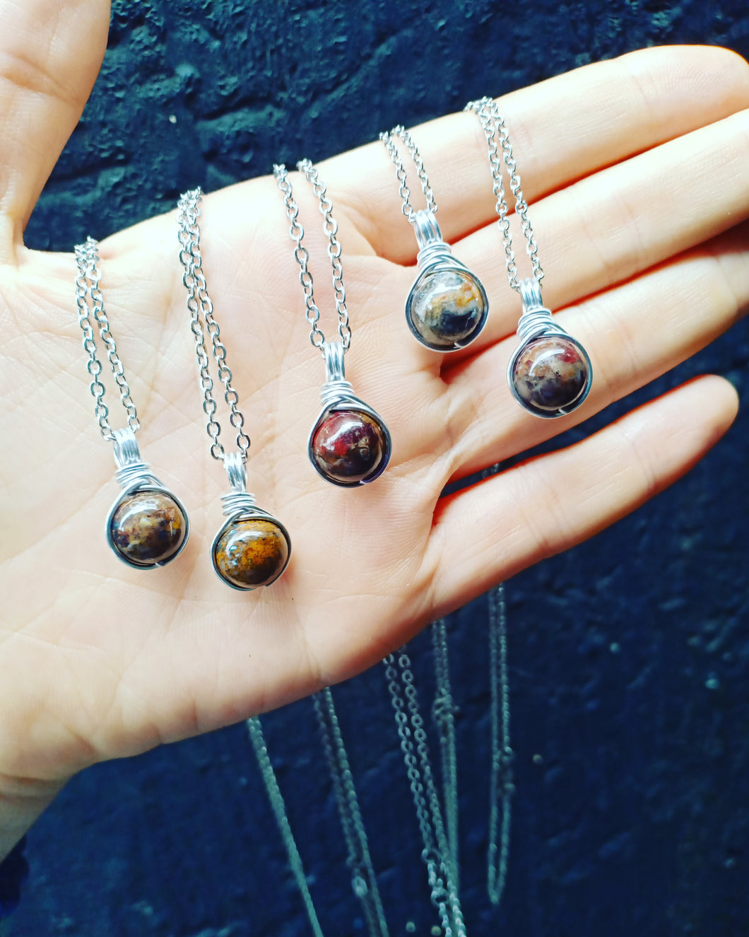 Dew Necklace - Pietersite