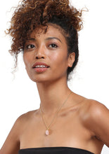 Free-form Rose Quartz Necklace