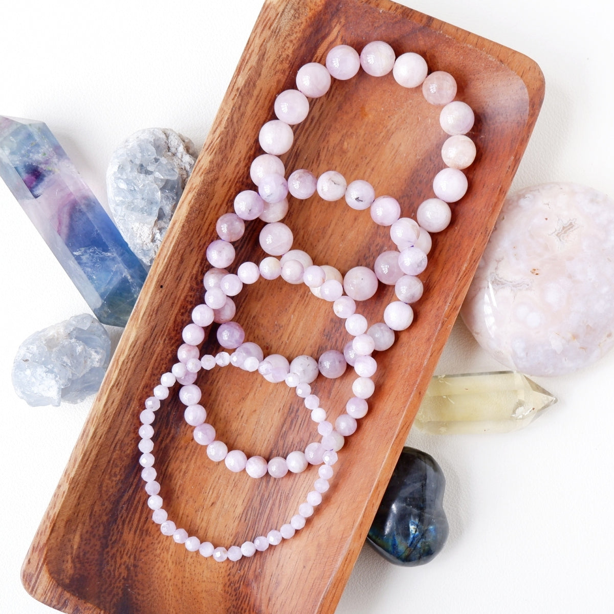 Kunzite Crystal Bracelet