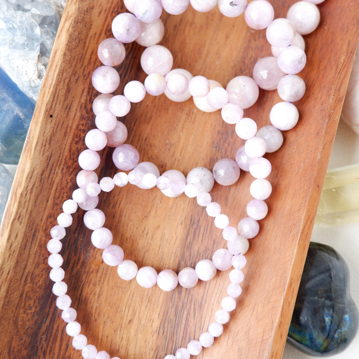 Kunzite Crystal Bracelet