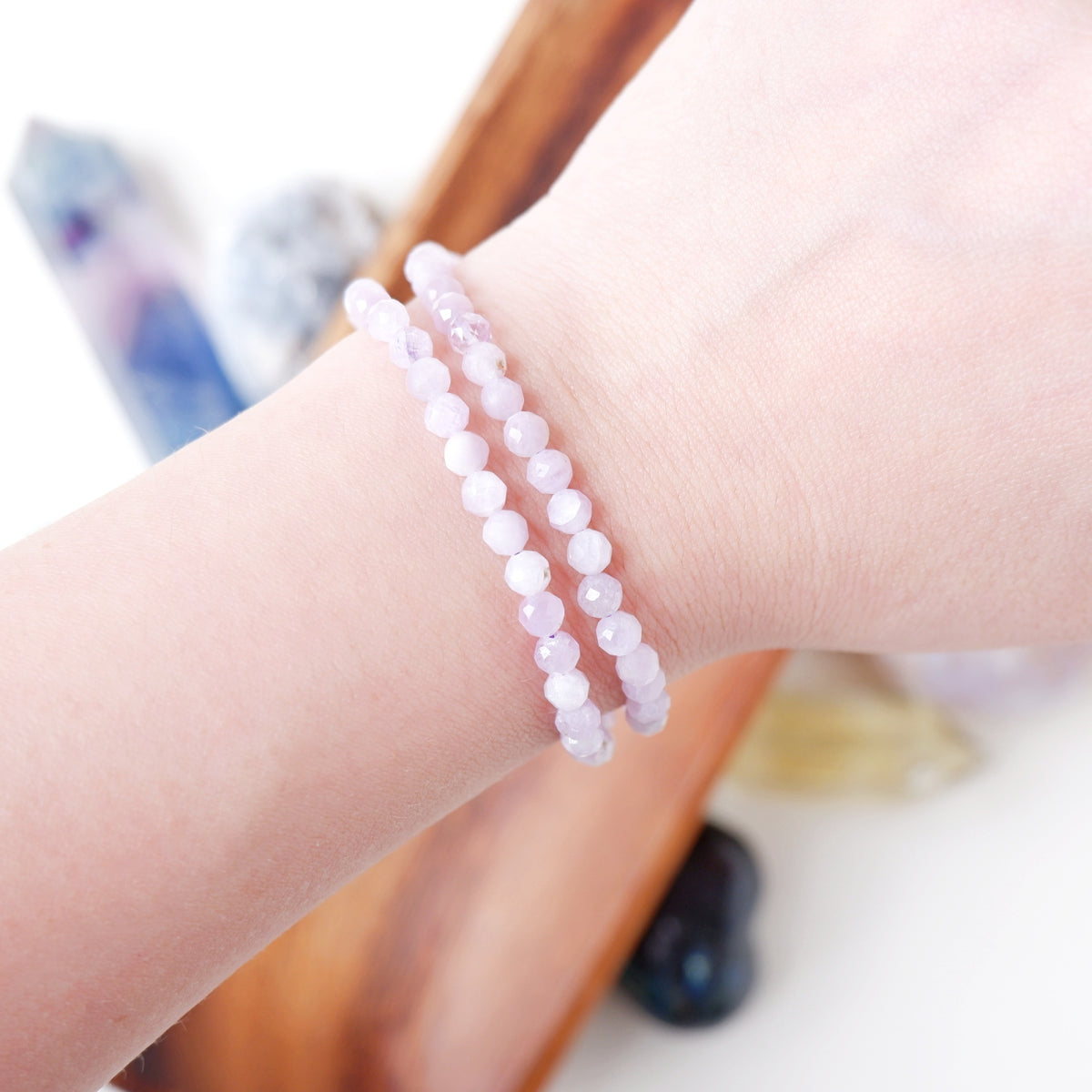 Kunzite Crystal Bracelet