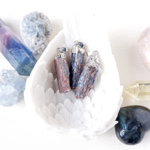 Blue and Green Kyanite Raw Pendant