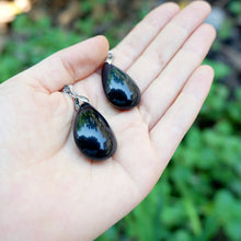 Pendant Series - Obsidian Teardrop Shape