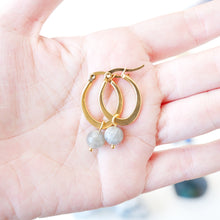 Star and Oval Earrings