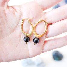 Star and Oval Earrings