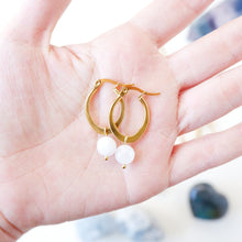 Star and Oval Earrings