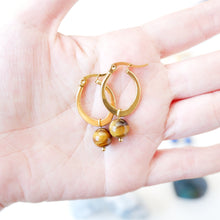 Star and Oval Earrings