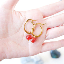Star and Oval Earrings