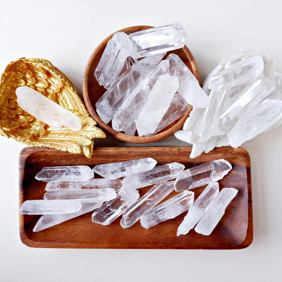 Raw Clear Quartz Terminated Wand Crystal