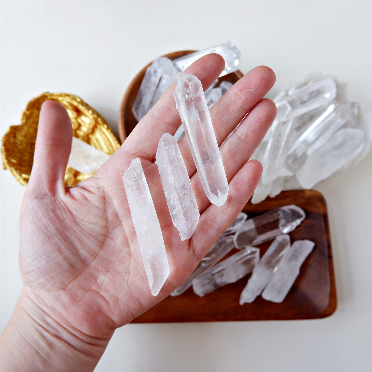 Raw Clear Quartz Terminated Wand Crystal