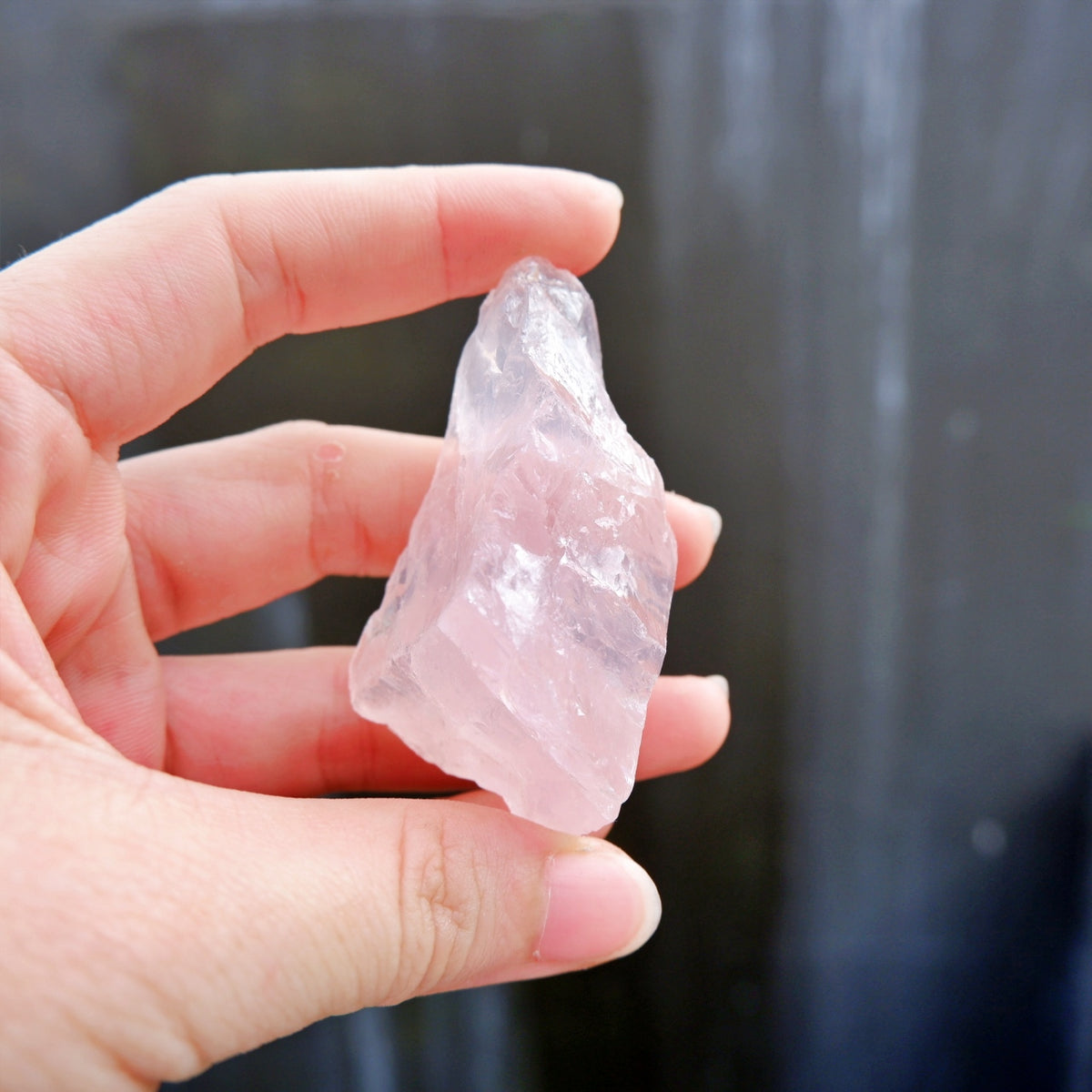 Raw Madagascar Rose Quartz Stone