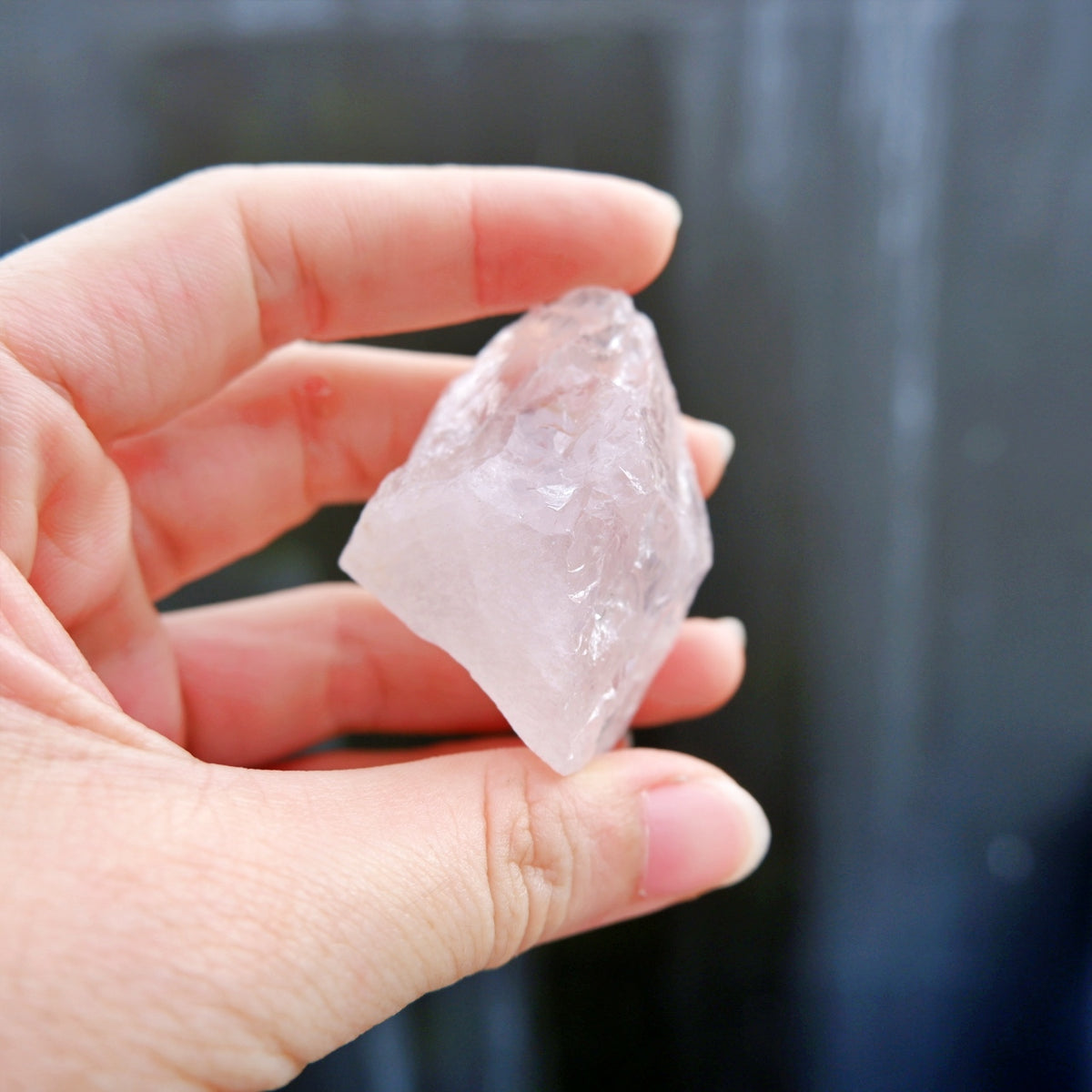 Raw Madagascar Rose Quartz Stone