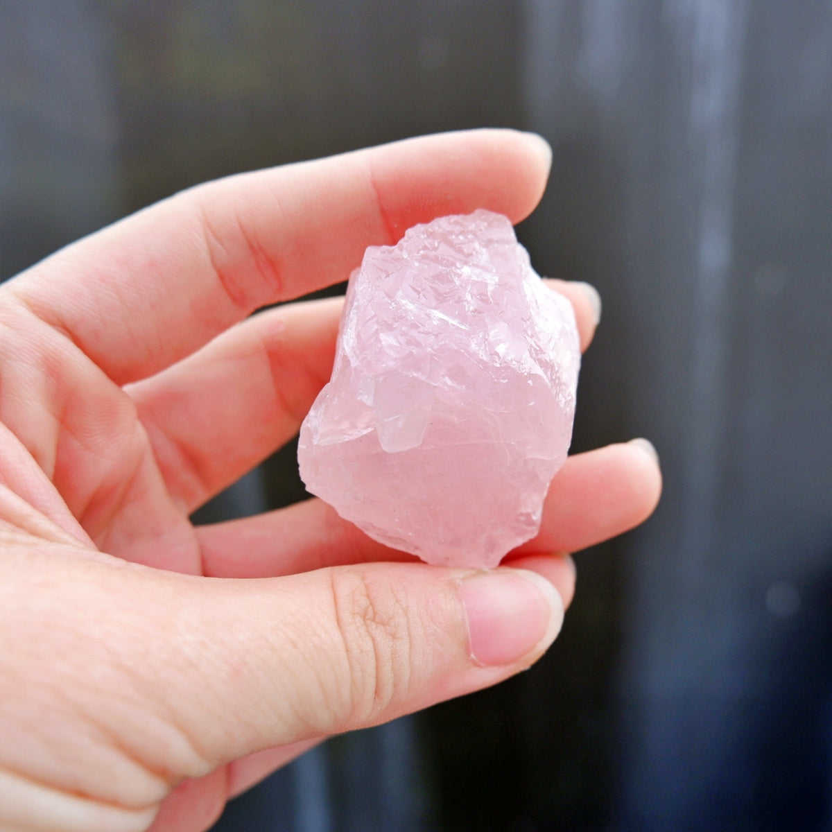 Raw Madagascar Rose Quartz Stone