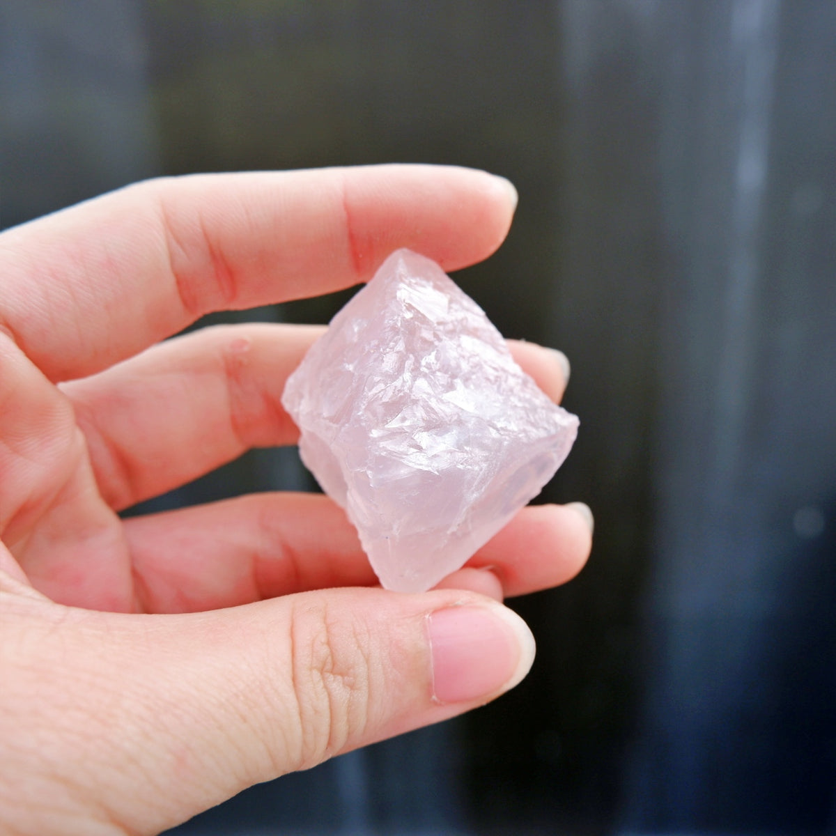 Raw Madagascar Rose Quartz Stone