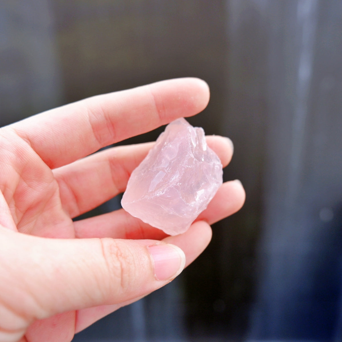 Raw Madagascar Rose Quartz Stone