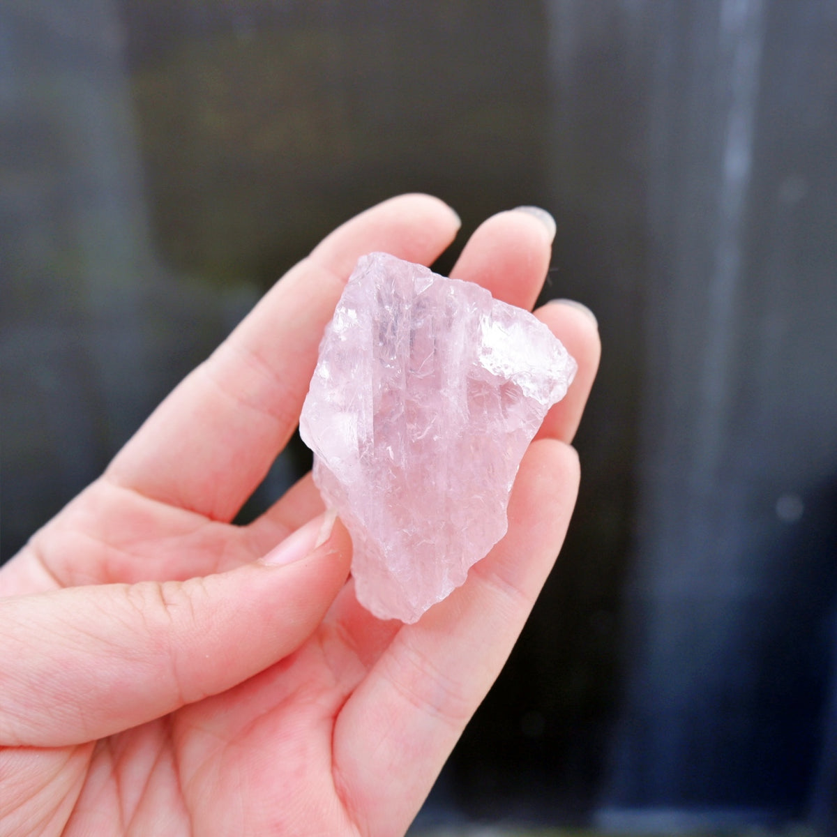 Raw Madagascar Rose Quartz Stone
