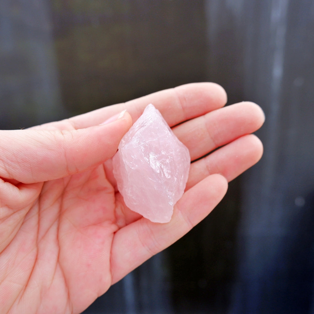 Raw Madagascar Rose Quartz Stone