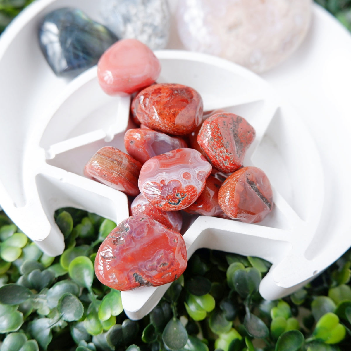 Carnelian Red Agate Tumble Stone