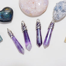 Amethyst Icicle Necklace - Pendant Series