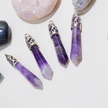 Amethyst Icicle Necklace - Pendant Series